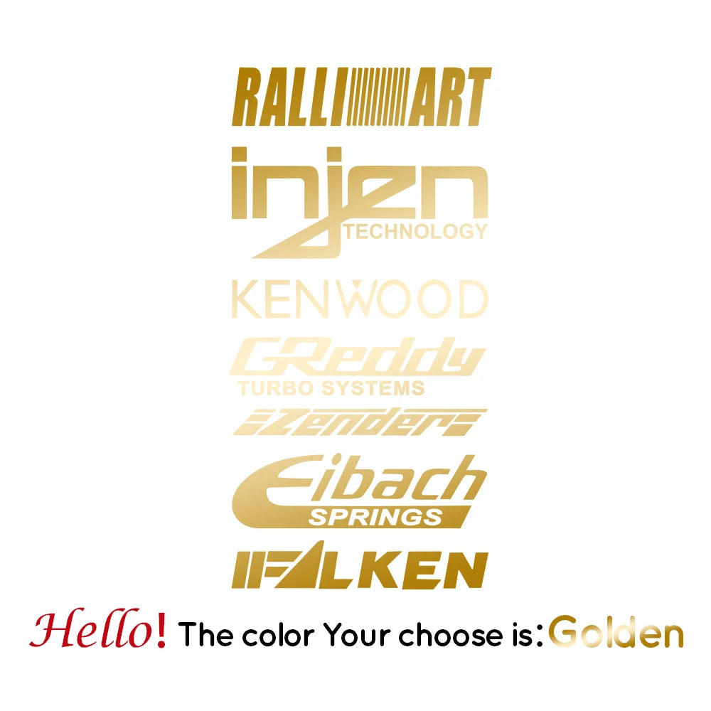 Adesivo Vinil Patrocinadores Turbo