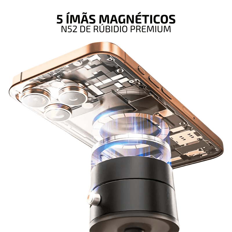 MEGA MAGNÉTICO 360 - SUPORTE MAGNÉTICO DE CELULAR UNIVERSAL