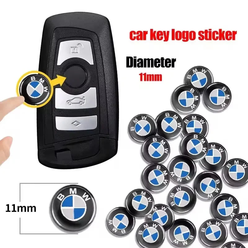 Adesivo Emblema Botão Rádio BMW