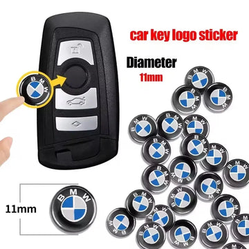 Adesivo Emblema Botão Rádio BMW