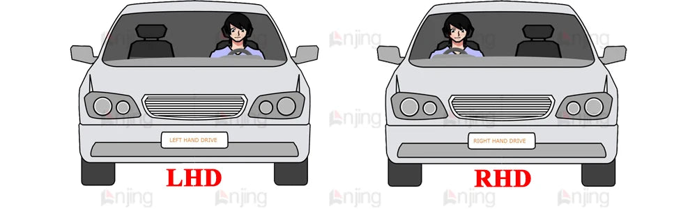 Palhetas Coloridas para Para-brisa