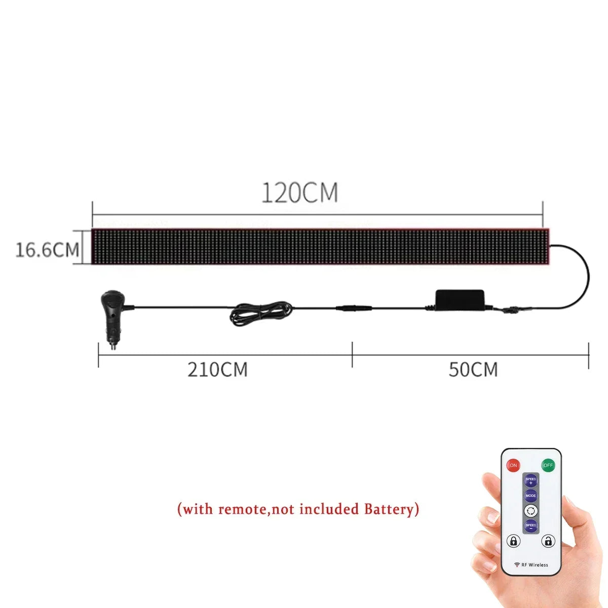 Luz LED Pixel Olho de Demônio para Caminhão