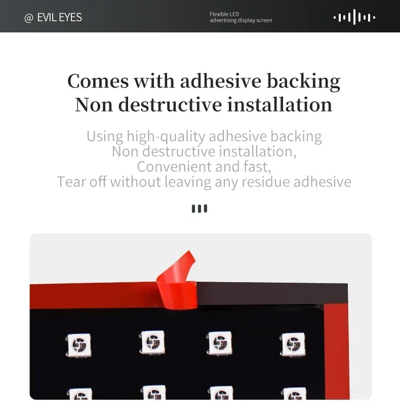 Luz LED Pixel Olho de Demônio para Caminhão