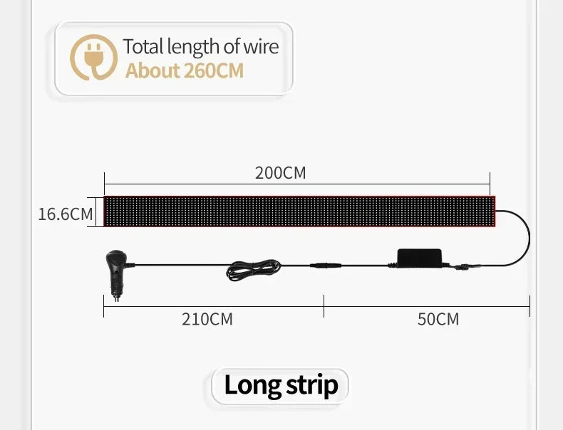 Luz LED Pixel Olho de Demônio para Caminhão