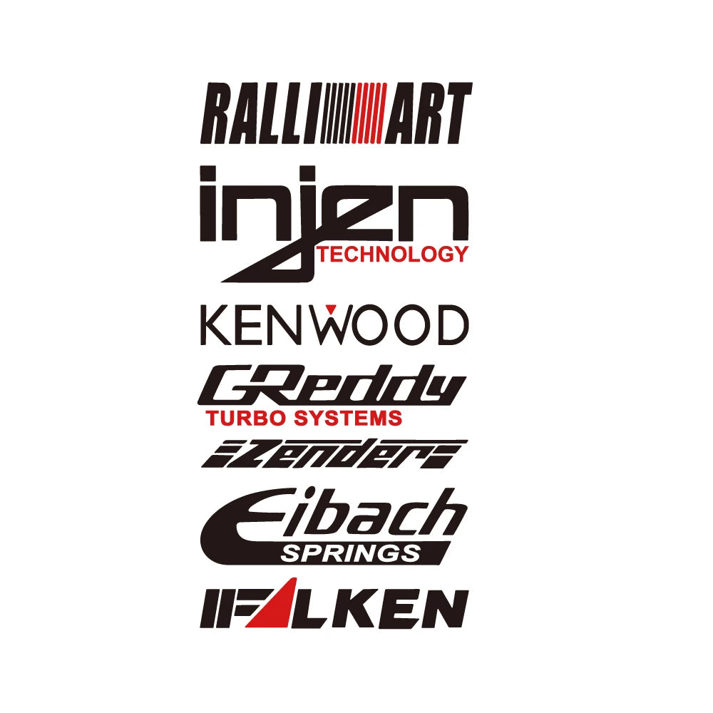 Adesivo Vinil Patrocinadores Turbo