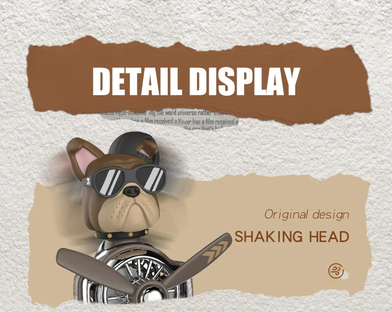 Aromatizador Bulldog Giratório para Carro