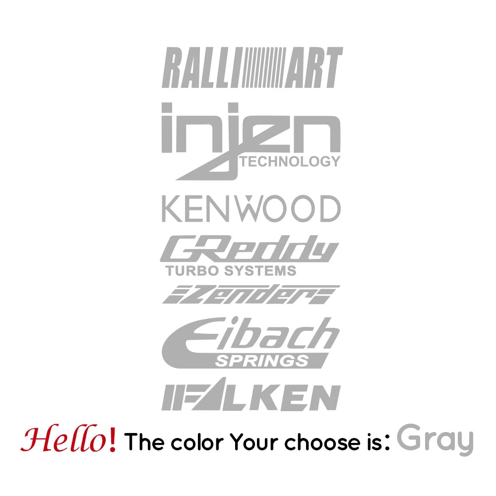 Adesivo Vinil Patrocinadores Turbo