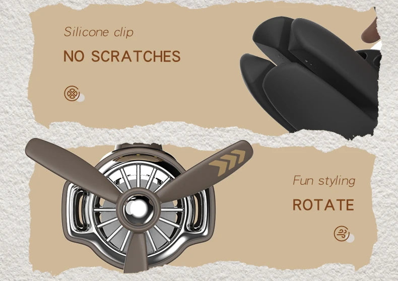 Aromatizador Bulldog Giratório para Carro