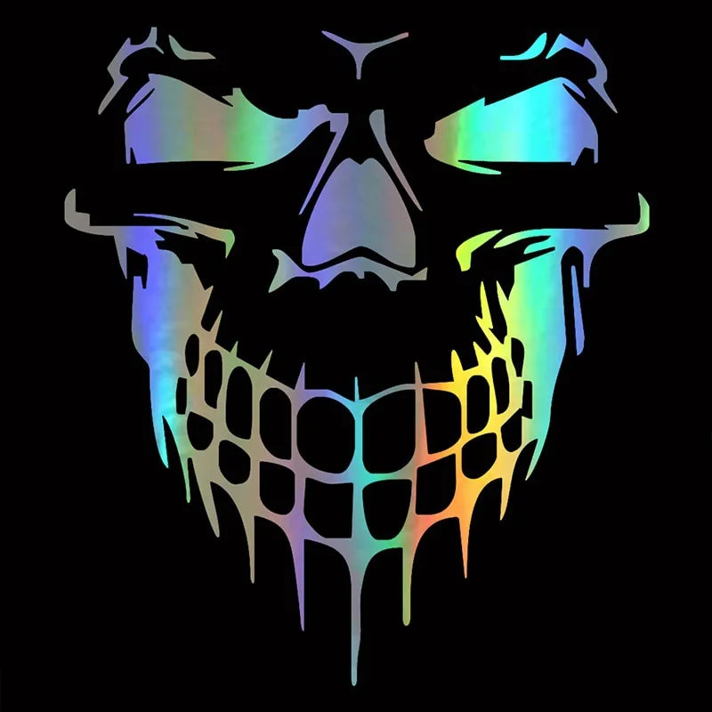 Adesivo Demon Sorridente para Vidro Traseiro