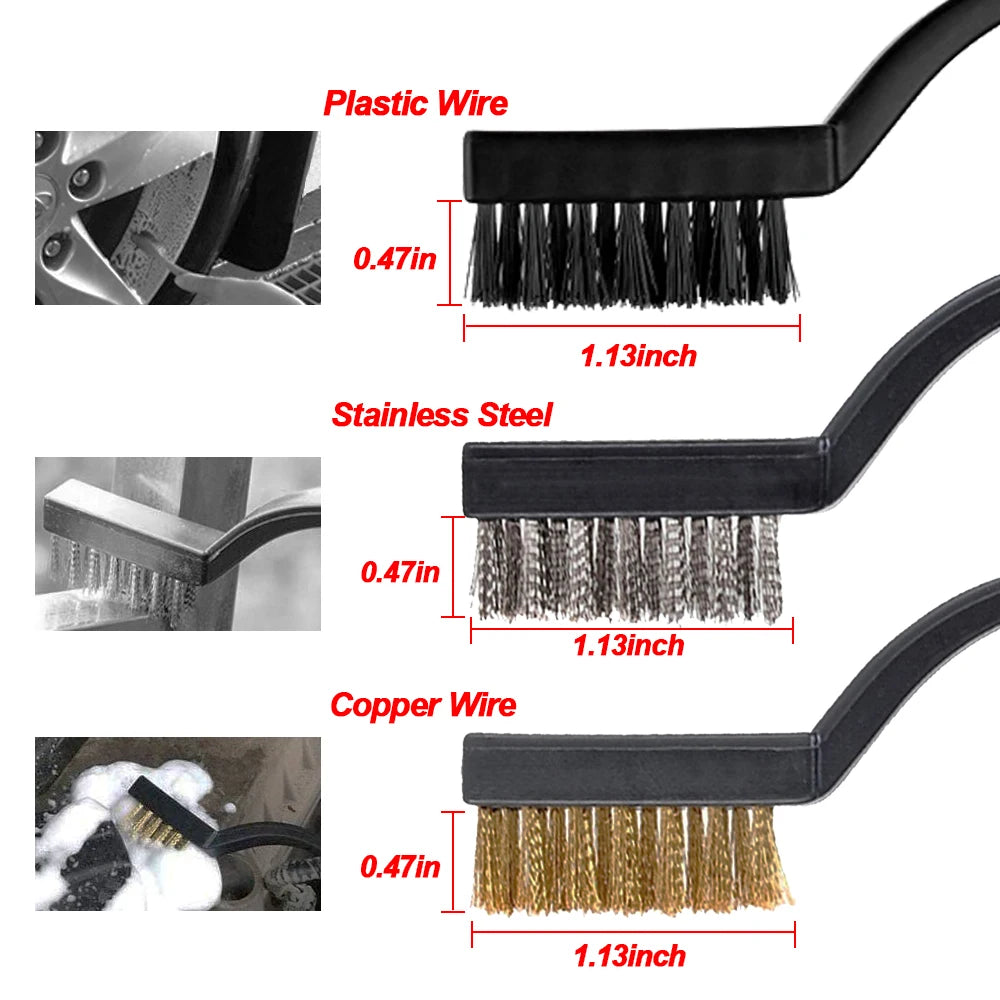 Kit Completo de Pincéis para Detalhamento Automotivo