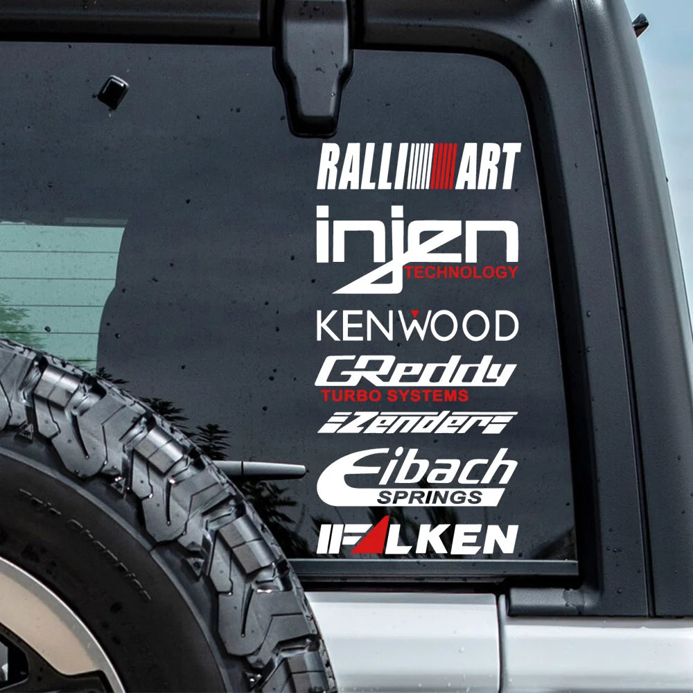 Adesivo Vinil Patrocinadores Turbo