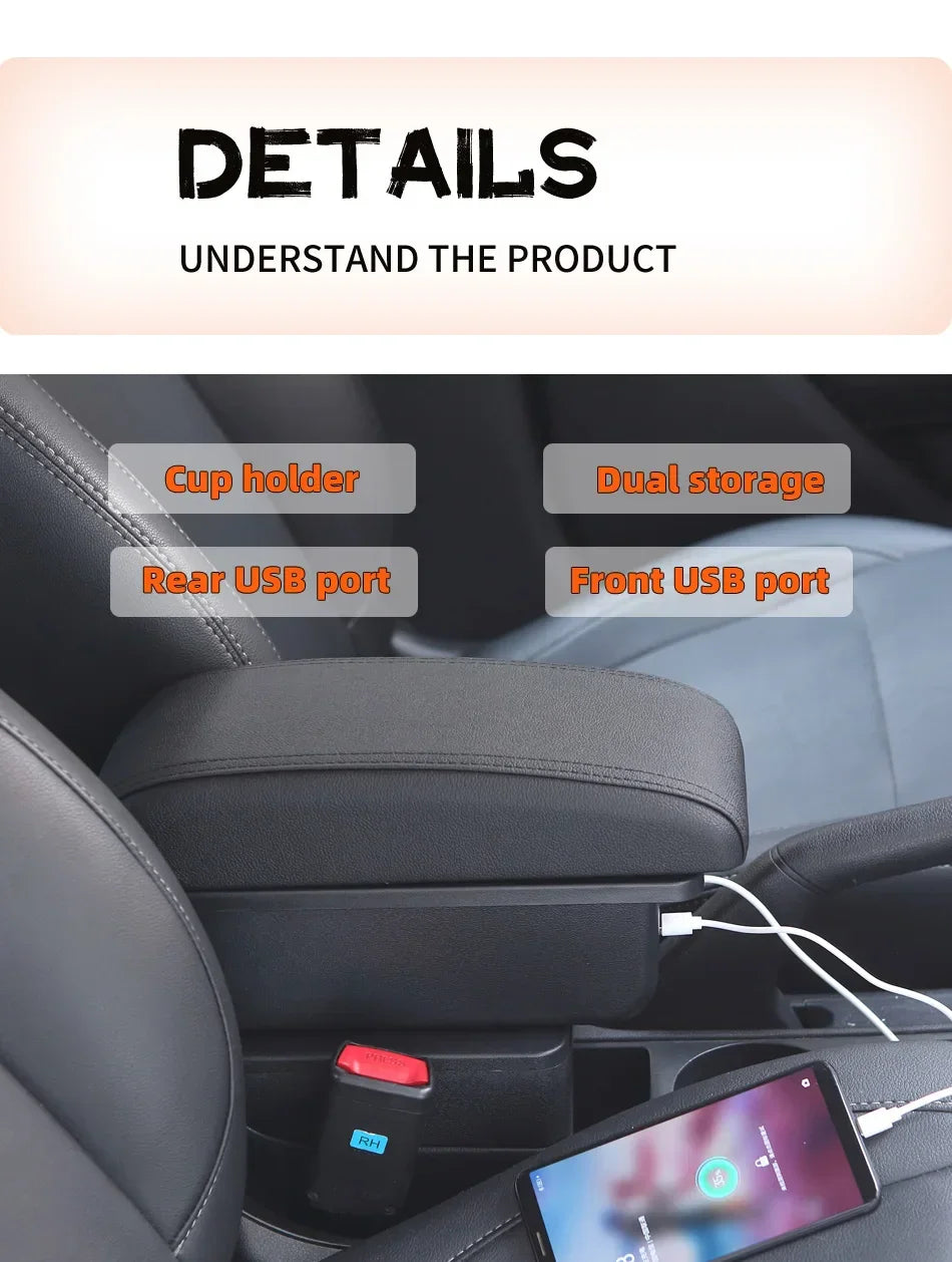 Apoio de Braço Renault Clio/Captur