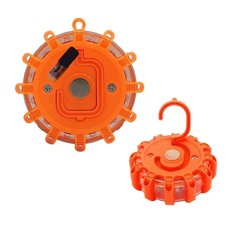 Luz de Advertência LED Recarregável 9 Modos