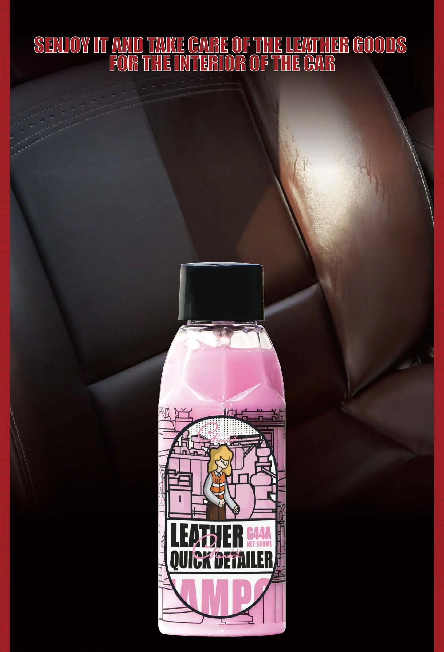 Spray de Cera Nano para Couro e Painel