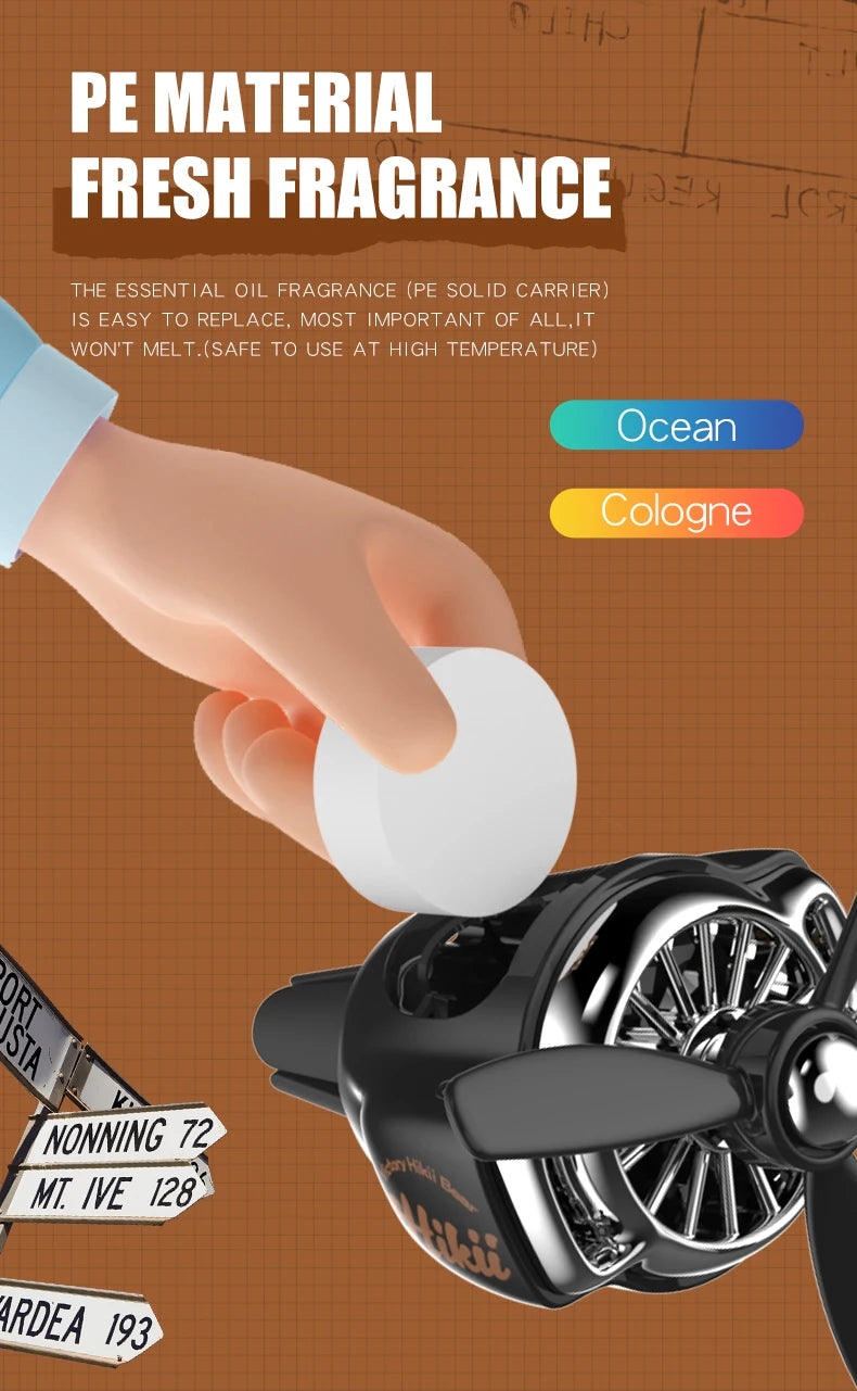 Aromatizador Bulldog Giratório para Carro