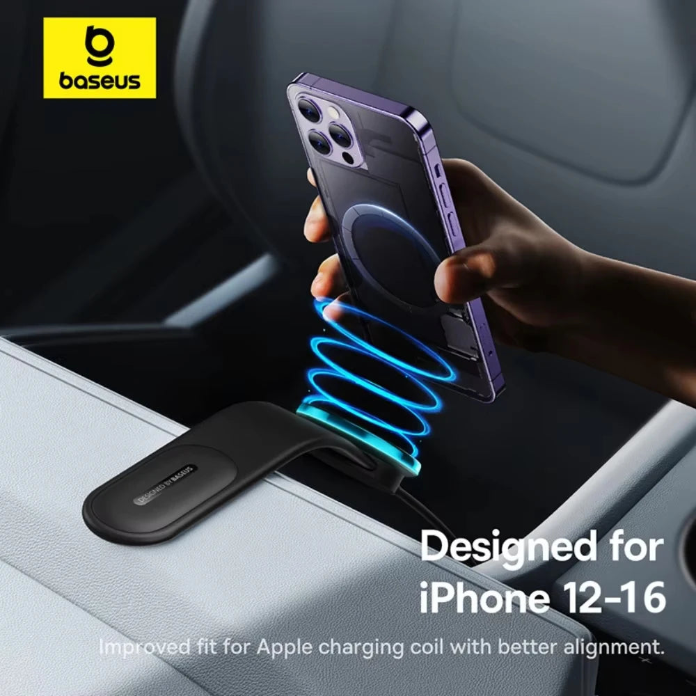 Suporte Magnético com Carregador Wireless 15W