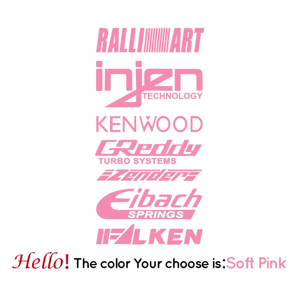 Adesivo Vinil Patrocinadores Turbo