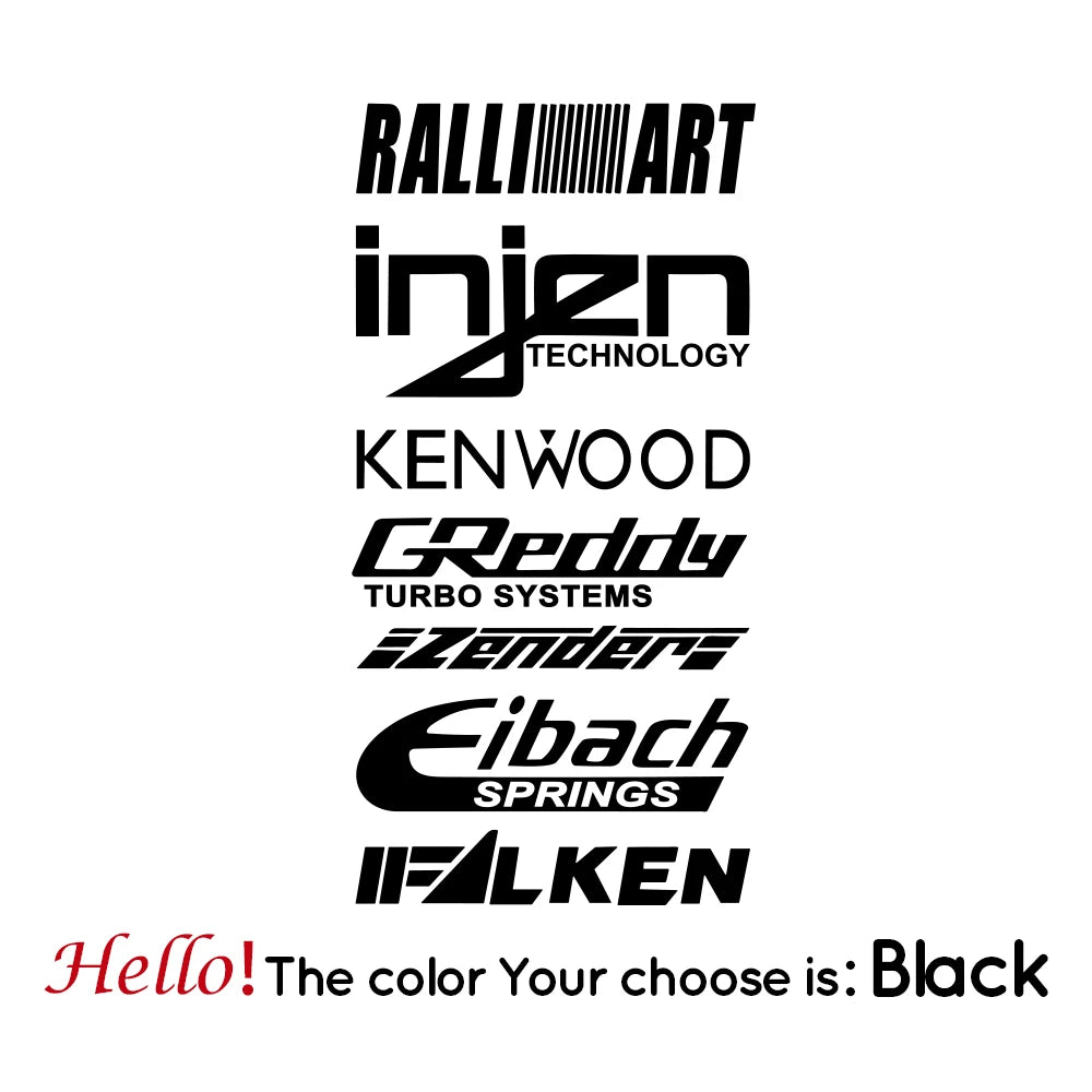 Adesivo Vinil Patrocinadores Turbo