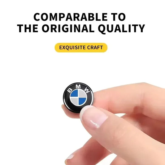 Adesivo Emblema Botão Rádio BMW