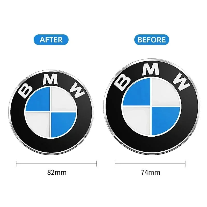 Emblema BMW 74/82mm para Carro
