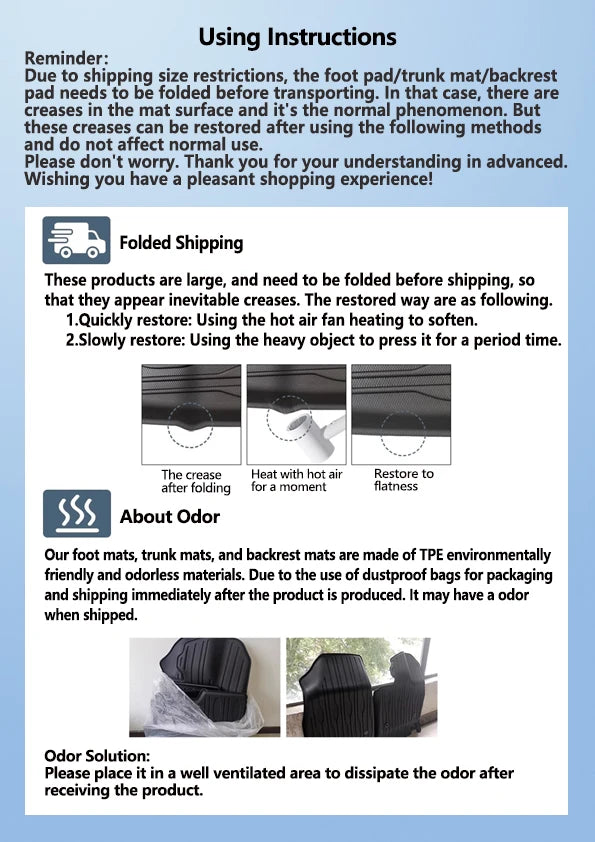 Tapete de Porta-malas 3D para BYD Atto3