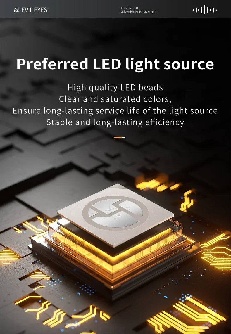 Luz LED Pixel Olho de Demônio para Caminhão