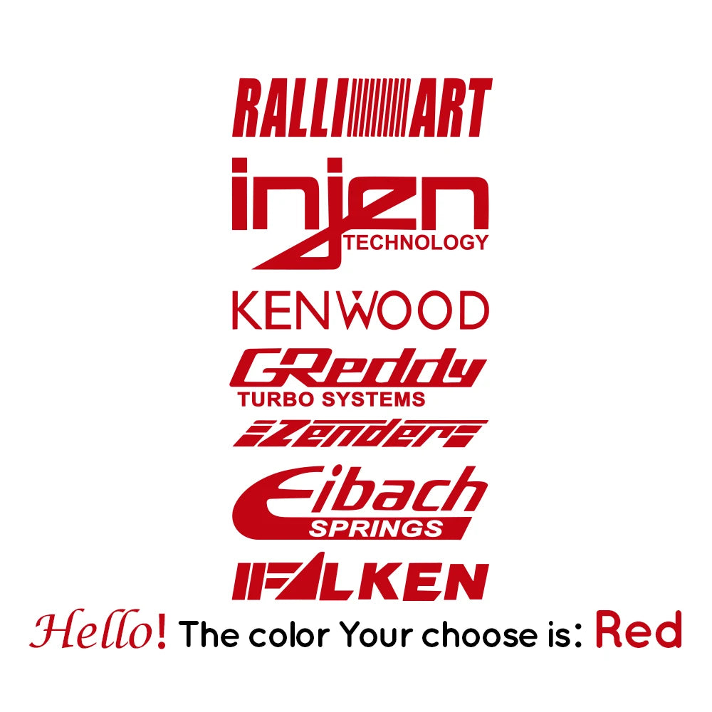 Adesivo Vinil Patrocinadores Turbo