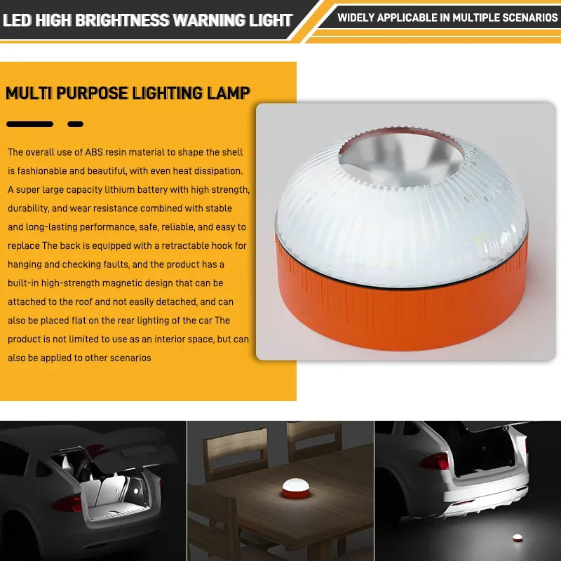 Luz de Emergência LED Magnética