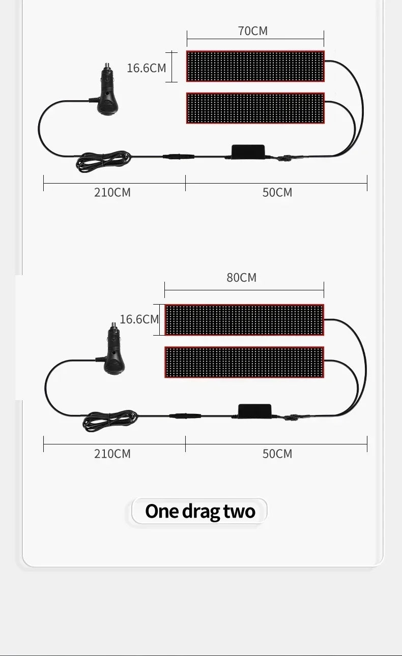 Luz LED Pixel Olho de Demônio para Caminhão
