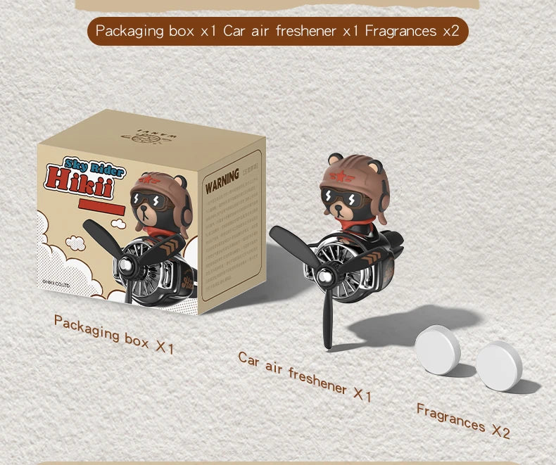 Aromatizador Bulldog Giratório para Carro