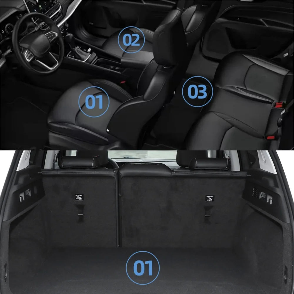 Tapete de Porta-malas 3D para BYD Atto3