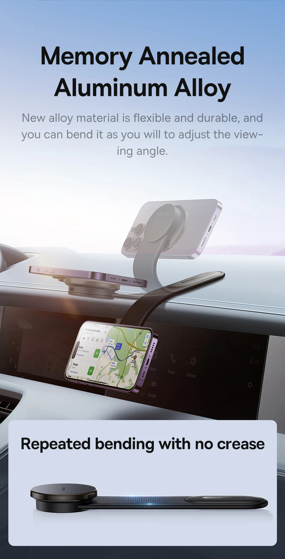 Suporte Magnético com Carregador Wireless 15W