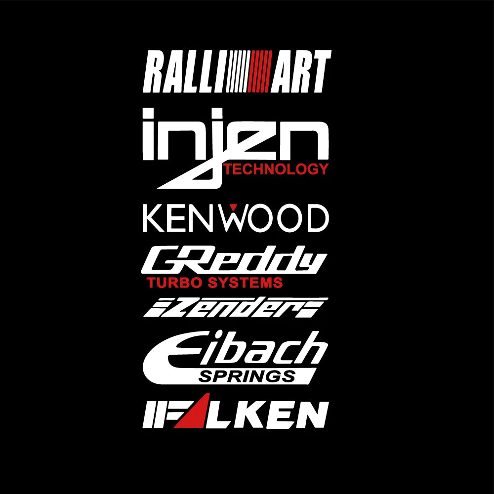 Adesivo Vinil Patrocinadores Turbo