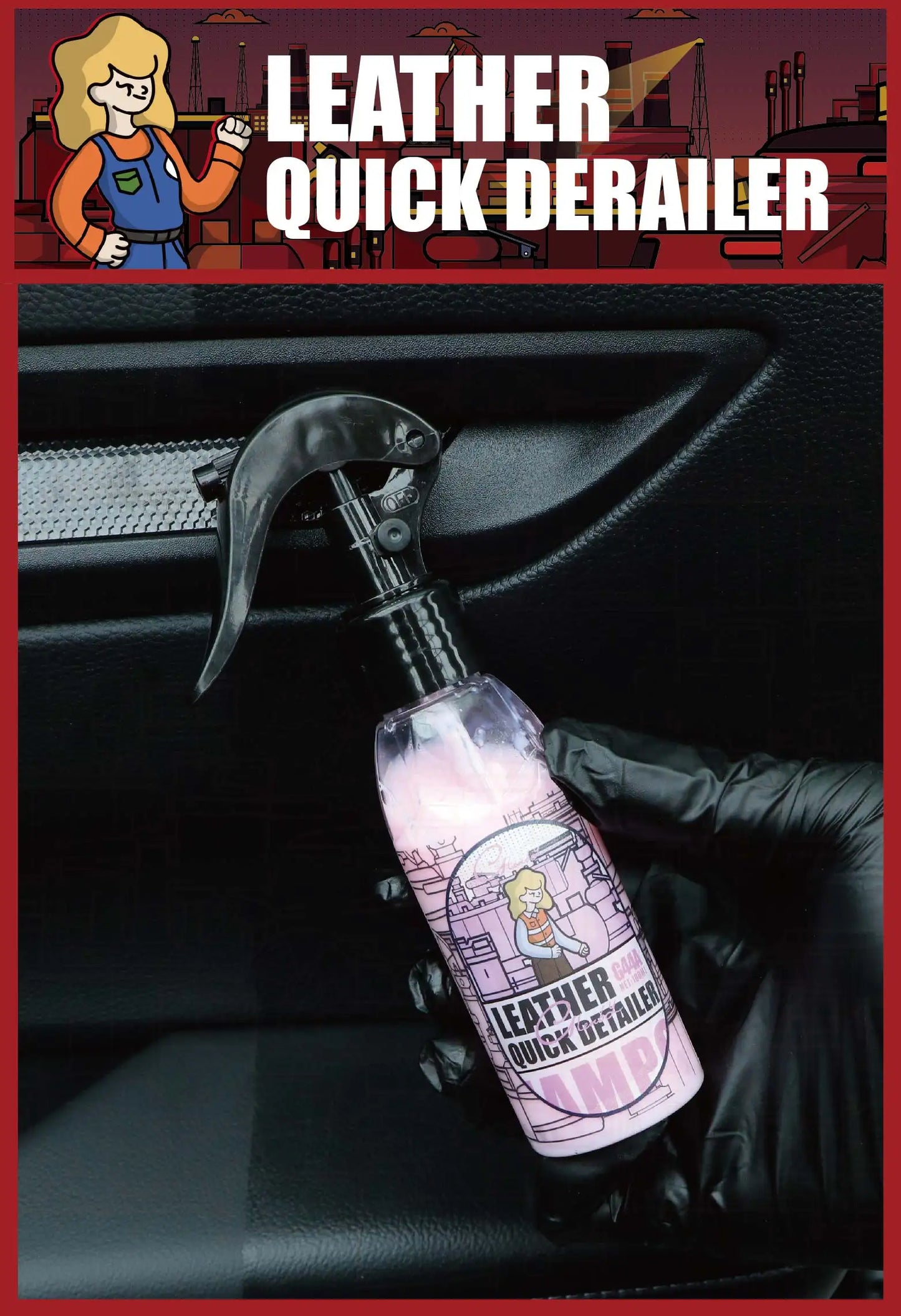 Spray de Cera Nano para Couro e Painel