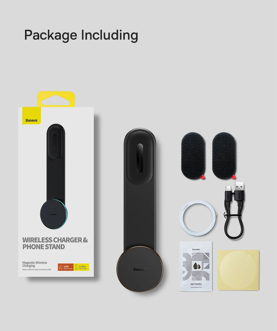 Suporte Magnético com Carregador Wireless 15W