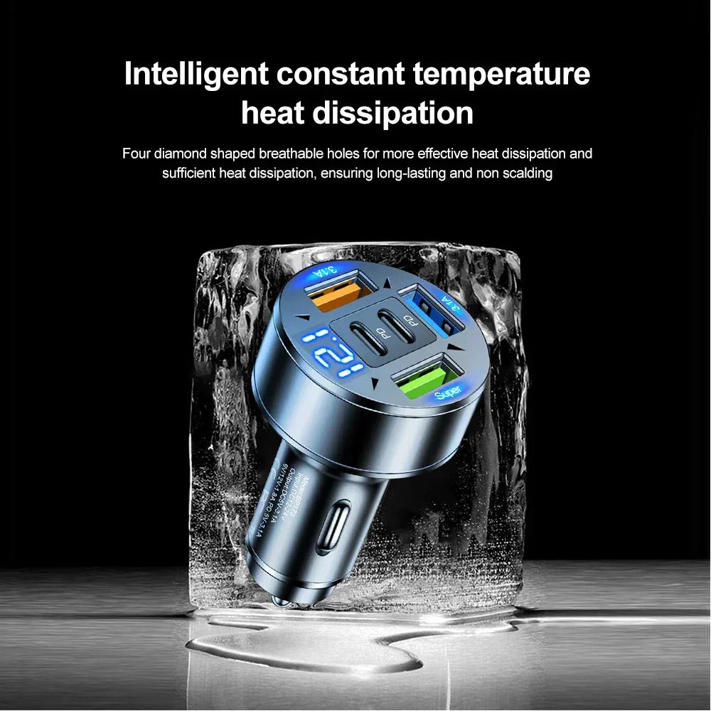 Carregador Veicular 250W 5 Portas