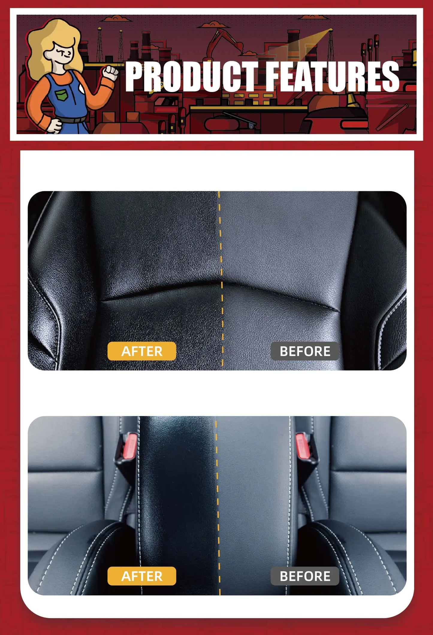 Spray de Cera Nano para Couro e Painel