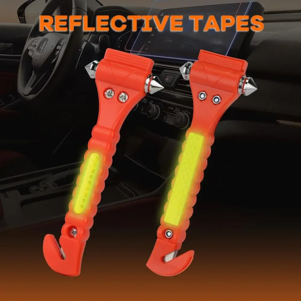 Kit 2 Martelos de Emergência 2 em 1