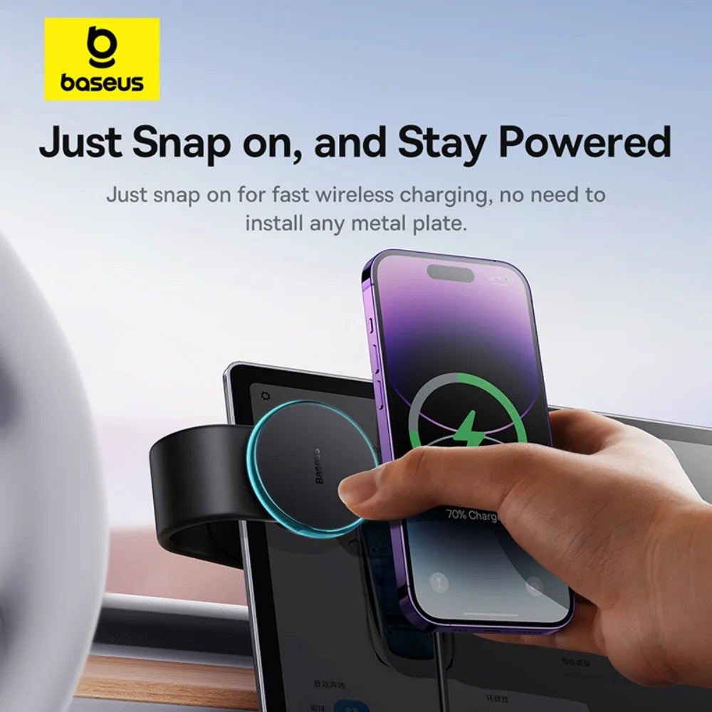 Suporte Magnético com Carregador Wireless 15W