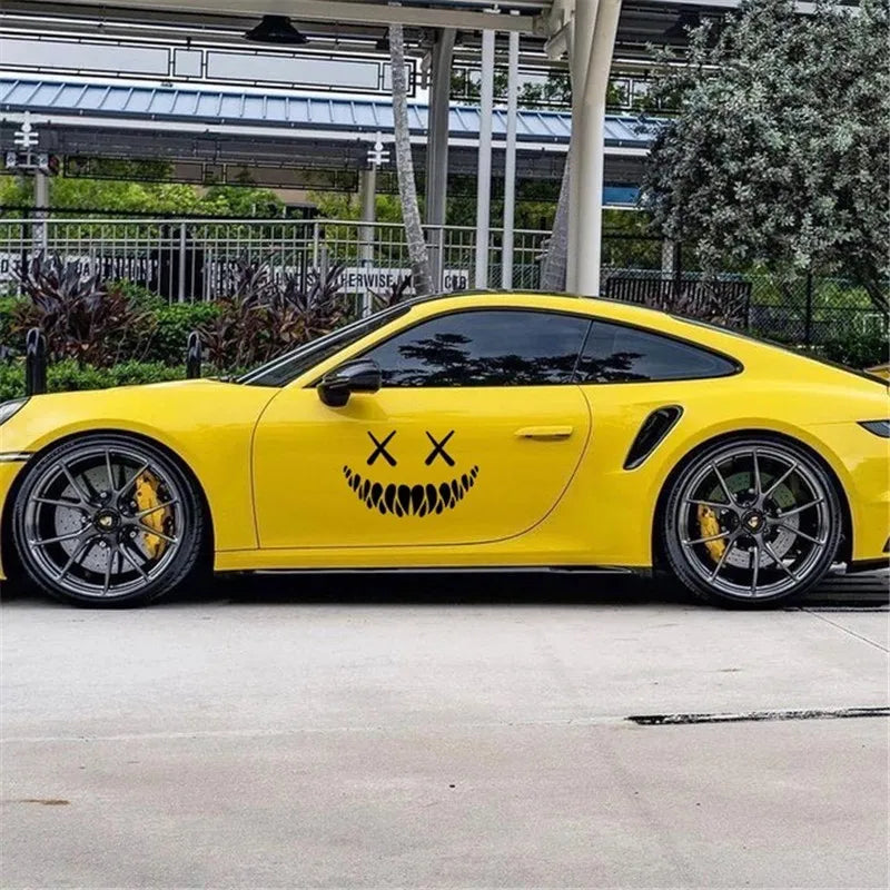 Adesivo Demon Sorridente para Vidro Traseiro