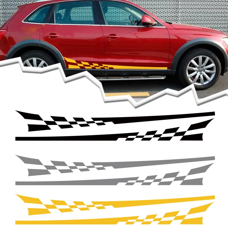 Kit 2 Adesivos Vinil Racing & Camuflagem