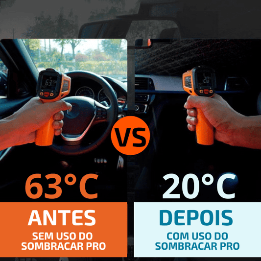 SOMBRACAR PRO - O ÚNICO COM 3 CAMADAS DE PROTEÇÃO