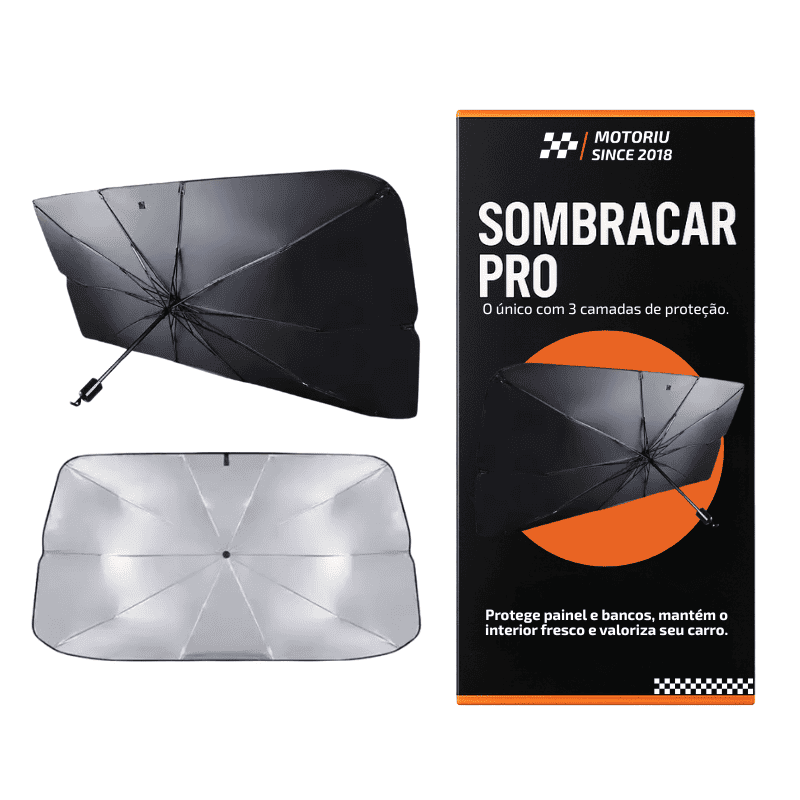 SOMBRACAR PRO - O ÚNICO COM 3 CAMADAS DE PROTEÇÃO