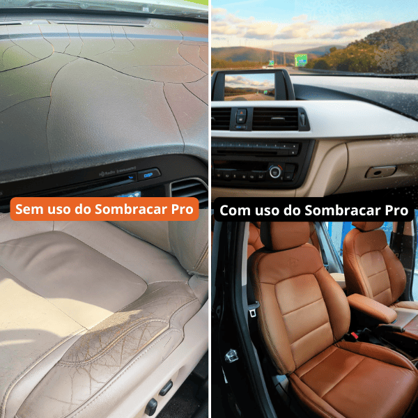 SOMBRACAR PRO - O ÚNICO COM 3 CAMADAS DE PROTEÇÃO