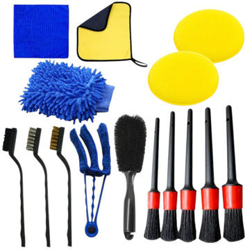 Kit Completo de Pincéis para Detalhamento Automotivo